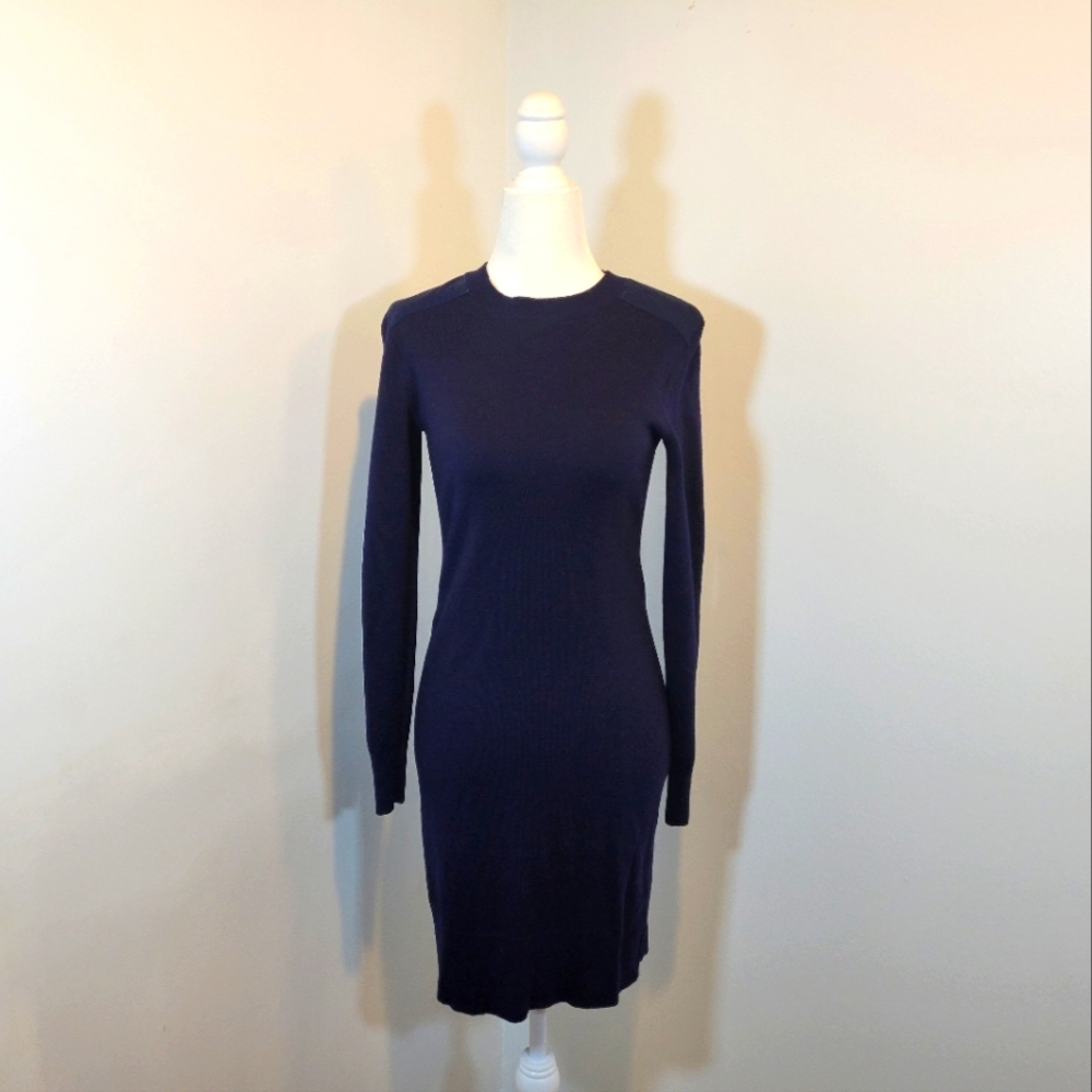 GAP Extra Fine Merino Navy Sweater Dress